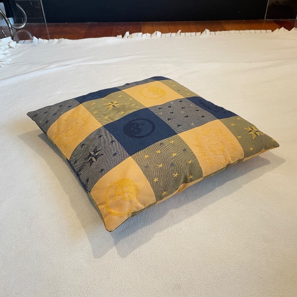 EUC Vintage Handmade Pillow Covers - Celestial Pattern Set of 2 - Picture 2 of 10